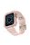 Electroplating One-Piece Soft TPU Smart Watch Replacement Strap for Apple Watch Series 10 42mm / 9 8 7 41mm / 6 5 4 SE SE (2022) SE (2023) 40mm / 3 2 1 38mm - Pink / Rose Pink