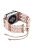 Fashionable Agate Pearl Smart Bracelet Smart Watch Strap for Apple Watch Series 10 46mm / Ultra 2 Ultra 49mm / 9 8 7 45mm / SE (2023) SE (2022) SE 6 5 4 44mm / 3 2 1 42mm - Pearl / Pink