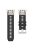 Fluorine Rubber Strap for Apple Watch 10 46mm / Ultra 2 / Ultra 49mm / 9 8 7 45mm / SE (2023) SE (2022) SE 6 5 4 44mm / 3 2 1 42mm Wrist Band - Black