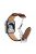 Folding Buckle Genuine Leather Smart Watch Strap [Silver Buckle] for Apple Watch Ultra 49mm / Ultra 2 49mm / Series 9 45mm / SE (2023) 44mm / Series 8 / 7 45mm / Series 6 / SE / SE (2022) / 5 / 4 44mm / Series 1 / 2 / 3 42mm - Brown