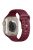 For Apple Watch 10 42mm / 9 8 7 41mm / SE (2023) SE (2022) SE 6 5 4 40mm / 3 2 1 38mm Silicone Watch Band - Wine Red