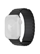 For Apple Watch 10 46mm / Ultra 2 / Ultra 49mm / 9 8 7 45mm / SE (2023) SE (2022) SE 6 5 4 44mm / 3 2 1 42mm 3 Beads Watch Strap - Black