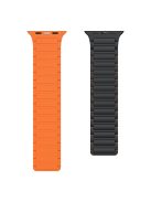 For Apple Watch 10 46mm / Ultra 2 / Ultra 49mm / 9 8 7 45mm / SE (2023) SE (2022) SE 6 5 4 44mm / 3 2 1 42mm 3 Beads Watch Strap - Black