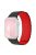 For Apple Watch 10 46mm / Ultra 2 / Ultra 49mm / 9 8 7 45mm / SE (2023) SE (2022) SE 6 5 4 44mm / 3 2 1 42mm 3 Beads Watch Strap - Black+Red