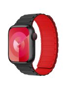 For Apple Watch 10 46mm / Ultra 2 / Ultra 49mm / 9 8 7 45mm / SE (2023) SE (2022) SE 6 5 4 44mm / 3 2 1 42mm 3 Beads Watch Strap - Black+Red