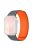 For Apple Watch 10 46mm / Ultra 2 / Ultra 49mm / 9 8 7 45mm / SE (2023) SE (2022) SE 6 5 4 44mm / 3 2 1 42mm 3 Beads Watch Strap - Grey+Orange