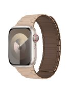 For Apple Watch 10 46mm / Ultra 2 / Ultra 49mm / 9 8 7 45mm / SE (2023) SE (2022) SE 6 5 4 44mm / 3 2 1 42mm 3 Beads Watch Strap - Milk Tea+Chocolate