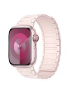 For Apple Watch 10 46mm / Ultra 2 / Ultra 49mm / 9 8 7 45mm / SE (2023) SE (2022) SE 6 5 4 44mm / 3 2 1 42mm 3 Beads Watch Strap - Official Bright Pink