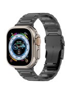 For Apple Watch 10 46mm / Ultra 2 / Ultra 49mm / 9 8 7 45mm / SE (2023) SE (2022) SE 6 5 4 44mm / 3 2 1 42mm 3 Titanium Metal Watch Band - Black