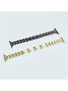 For Apple Watch 10 46mm / Ultra 2 / Ultra 49mm / 9 8 7 45mm / SE (2023) SE (2022) SE 6 5 4 44mm / 3 2 1 42mm 3-Bead Watch Band - Black