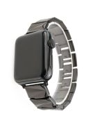 For Apple Watch 10 46mm / Ultra 2 / Ultra 49mm / 9 8 7 45mm / SE (2023) SE (2022) SE 6 5 4 44mm / 3 2 1 42mm Aluminium Alloy Watch Band  - Black