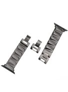 For Apple Watch 10 46mm / Ultra 2 / Ultra 49mm / 9 8 7 45mm / SE (2023) SE (2022) SE 6 5 4 44mm / 3 2 1 42mm Aluminium Alloy Watch Band  - Black