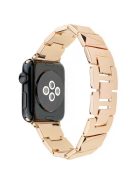 For Apple Watch 10 46mm / Ultra 2 / Ultra 49mm / 9 8 7 45mm / SE (2023) SE (2022) SE 6 5 4 44mm / 3 2 1 42mm Aluminium Alloy Watch Band  - Rose Gold