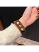 For Apple Watch 10 46mm / Ultra 2 / Ultra 49mm / 9 8 7 45mm / SE (2023) SE (2022) SE 6 5 4 44mm / 3 2 1 42mm Art Plush Wristband - Coffee