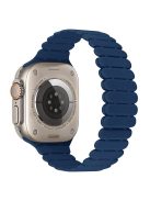 For Apple Watch 10 46mm / Ultra 2 / Ultra 49mm / 9 8 7 45mm / SE (2023) SE (2022) SE 6 5 4 44mm / 3 2 1 42mm Bamboo Joint Strap - Midnight Blue