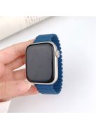 For Apple Watch 10 46mm / Ultra 2 / Ultra 49mm / 9 8 7 45mm / SE (2023) SE (2022) SE 6 5 4 44mm / 3 2 1 42mm Bamboo Joint Strap - Midnight Blue