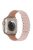 For Apple Watch 10 46mm / Ultra 2 / Ultra 49mm / 9 8 7 45mm / SE (2023) SE (2022) SE 6 5 4 44mm / 3 2 1 42mm Bamboo Joint Strap - Pink+Rose Grey