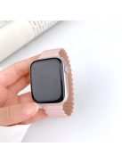 For Apple Watch 10 46mm / Ultra 2 / Ultra 49mm / 9 8 7 45mm / SE (2023) SE (2022) SE 6 5 4 44mm / 3 2 1 42mm Bamboo Joint Strap - Pink+Rose Grey