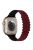 For Apple Watch 10 46mm / Ultra 2 / Ultra 49mm / 9 8 7 45mm / SE (2023) SE (2022) SE 6 5 4 44mm / 3 2 1 42mm Bamboo Joint Strap - Wine Red+Black