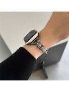 For Apple Watch 10 46mm / Ultra 2 / Ultra 49mm / 9 8 7 45mm / SE (2023) SE (2022) SE 6 5 4 44mm / 3 2 1 42mm Band Zinc Alloy Leopard Head Bracelet - Black