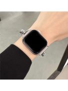 For Apple Watch 10 46mm / Ultra 2 / Ultra 49mm / 9 8 7 45mm / SE (2023) SE (2022) SE 6 5 4 44mm / 3 2 1 42mm Band Zinc Alloy Leopard Head Bracelet - Silver