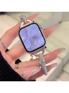 For Apple Watch 10 46mm / Ultra 2 / Ultra 49mm / 9 8 7 45mm / SE (2023) SE (2022) SE 6 5 4 44mm / 3 2 1 42mm Band Zinc Alloy Leopard Head Bracelet - Starlight