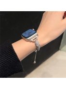 For Apple Watch 10 46mm / Ultra 2 / Ultra 49mm / 9 8 7 45mm / SE (2023) SE (2022) SE 6 5 4 44mm / 3 2 1 42mm Band Zinc Alloy Leopard Head Bracelet - Starlight