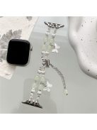 For Apple Watch 10 46mm / Ultra 2 / Ultra 49mm / 9 8 7 45mm / SE (2023) SE (2022) SE 6 5 4 44mm / 3 2 1 42mm Beaded Band Watch Bracelet - Jade Beads