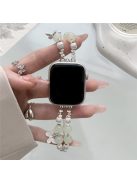 For Apple Watch 10 46mm / Ultra 2 / Ultra 49mm / 9 8 7 45mm / SE (2023) SE (2022) SE 6 5 4 44mm / 3 2 1 42mm Beaded Band Watch Bracelet - Jade Beads