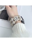 For Apple Watch 10 46mm / Ultra 2 / Ultra 49mm / 9 8 7 45mm / SE (2023) SE (2022) SE 6 5 4 44mm / 3 2 1 42mm Beaded Bracelet Strap - Beige