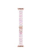 For Apple Watch 10 46mm / Ultra 2 / Ultra 49mm / 9 8 7 45mm / SE (2023) SE (2022) SE 6 5 4 44mm / 3 2 1 42mm Bracelet 3-Bead Watch Band - Colorful