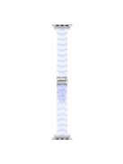 For Apple Watch 10 46mm / Ultra 2 / Ultra 49mm / 9 8 7 45mm / SE (2023) SE (2022) SE 6 5 4 44mm / 3 2 1 42mm Bracelet 3-Bead Watch Band - Gradient Blue