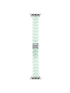 For Apple Watch 10 46mm / Ultra 2 / Ultra 49mm / 9 8 7 45mm / SE (2023) SE (2022) SE 6 5 4 44mm / 3 2 1 42mm Bracelet 3-Bead Watch Band - Gradient Green