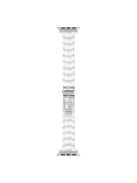 For Apple Watch 10 46mm / Ultra 2 / Ultra 49mm / 9 8 7 45mm / SE (2023) SE (2022) SE 6 5 4 44mm / 3 2 1 42mm Bracelet 3-Bead Watch Band - Transparent