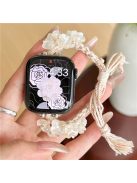 For Apple Watch 10 46mm / Ultra 2 / Ultra 49mm / 9 8 7 45mm / SE (2023) SE (2022) SE 6 5 4 44mm / 3 2 1 42mm Braided Rope Watch Strap - White