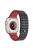 For Apple Watch 10 46mm / Ultra 2 / Ultra 49mm / 9 8 7 45mm / SE (2023) SE (2022) SE 6 5 4 44mm / 3 2 1 42mm Breathable Silicone Strap - Black+Red