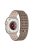 For Apple Watch 10 46mm / Ultra 2 / Ultra 49mm / 9 8 7 45mm / SE (2023) SE (2022) SE 6 5 4 44mm / 3 2 1 42mm Breathable Silicone Strap - Brown+Apricot