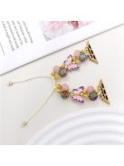 For Apple Watch 10 46mm / Ultra 2 / Ultra 49mm / 9 8 7 45mm / SE (2023) SE (2022) SE 6 5 4 44mm / 3 2 1 42mm Butterfly Beads Rope Watch Band - Colorful