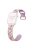 For Apple Watch 10 46mm / Ultra 2 / Ultra 49mm / 9 8 7 45mm / SE (2023) SE (2022) SE 6 5 4 44mm / 3 2 1 42mm Butterfly Silicone Band - Pink+Light Purple