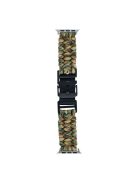 For Apple Watch 10 46mm / Ultra 2 / Ultra 49mm / 9 8 7 45mm / SE (2023) SE (2022) SE 6 5 4 44mm / 3 2 1 42mm Camo Braided Watch Strap - Army Green