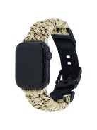 For Apple Watch 10 46mm / Ultra 2 / Ultra 49mm / 9 8 7 45mm / SE (2023) SE (2022) SE 6 5 4 44mm / 3 2 1 42mm Camo Braided Watch Strap - Khaki