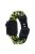 For Apple Watch 10 46mm / Ultra 2 / Ultra 49mm / 9 8 7 45mm / SE (2023) SE (2022) SE 6 5 4 44mm / 3 2 1 42mm Camo Braided Watch Strap - Yellow+Black