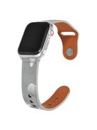 For Apple Watch 10 46mm / Ultra 2 / Ultra 49mm / 9 8 7 45mm / SE (2023) SE (2022) SE 6 5 4 44mm / 3 2 1 42mm Camouflage Pattern Watch Band - White