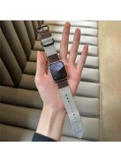 For Apple Watch 10 46mm / Ultra 2 / Ultra 49mm / 9 8 7 45mm / SE (2023) SE (2022) SE 6 5 4 44mm / 3 2 1 42mm Canvas Watch Bracelet with 3 Loops - Grey