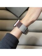 For Apple Watch 10 46mm / Ultra 2 / Ultra 49mm / 9 8 7 45mm / SE (2023) SE (2022) SE 6 5 4 44mm / 3 2 1 42mm Canvas Watch Bracelet with 3 Loops - Grey