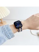 For Apple Watch 10 46mm / Ultra 2 / Ultra 49mm / 9 8 7 45mm / SE (2023) SE (2022) SE 6 5 4 44mm / 3 2 1 42mm Chain Metal Watch Band - Dark Blue