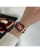 For Apple Watch 10 46mm / Ultra 2 / Ultra 49mm / 9 8 7 45mm / SE (2023) SE (2022) SE 6 5 4 44mm / 3 2 1 42mm Christmas Wrist Strap - Red