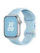 For Apple Watch 10 46mm / Ultra 2 / Ultra 49mm / 9 8 7 45mm / SE (2023) SE (2022) SE 6 5 4 44mm / 3 2 1 42mm Confetti Decor Silicone Strap - Baby Blue