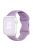 For Apple Watch 10 46mm / Ultra 2 / Ultra 49mm / 9 8 7 45mm / SE (2023) SE (2022) SE 6 5 4 44mm / 3 2 1 42mm Confetti Decor Silicone Strap - Light Purple