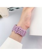 For Apple Watch 10 46mm / Ultra 2 / Ultra 49mm / 9 8 7 45mm / SE (2023) SE (2022) SE 6 5 4 44mm / 3 2 1 42mm Confetti Decor Silicone Strap - Light Purple